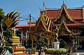 Vientiane , Laos. Wat Chantabuli near the Mekong river bank. 